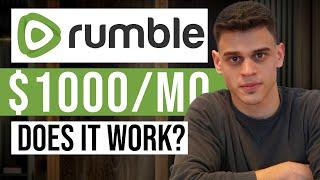 Rumble Earn Money Payment Proof | Rumble Tutorial For Beginners 2025