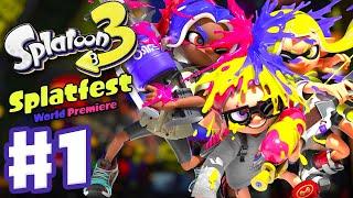 Splatoon 3 Splatfest World Premiere Gameplay! Rock, Paper, Scissors Splatfest!