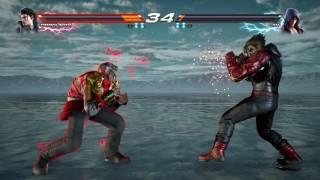 Tekken 7 (PS4) Dragunov Vs Jin Gameplay - INFINITE AZURE Stage [1080P 60FPS] Full Game Build