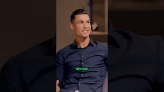 Ronaldo crying after seeing a video of his dad 