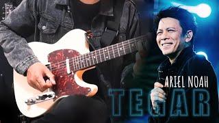 ARIEL NOAH - TEGAR (Cover) Karaoke + Lirik | HQ Audio | Melodi Gitar Lengkap | VERSI INI MEWAH BGT‼️