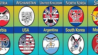 Enemy Nations From Different Countries | Countries that Hate Each Other