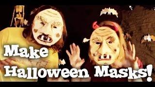 How to Make a Halloween Mask - Costume Party Fancy Dress COSPLAY Party Tutorial