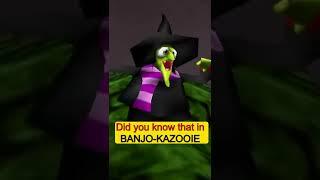 Did you know that in BANJO-KAZOOIE...