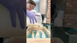 Cold Process Soap Making! Soap Making Short Video #soap #diy #bodysoap