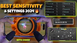 NEWBEST SENSITIVITY & SETTINGS 2024| 4 Finger Claw Gyroscope | PUBG MOBILE