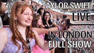 TAYLOR SWIFT ERAS TOUR LIVE IN LONDON! EMOTIONAL REACTION TO SEEING TAYLOR | FULL SHOW PART 2.