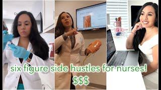 six figure side hustle ideas for nurses! *updated 2024 edition*