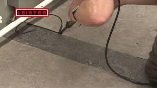 Floor welding with Leister HOT JET S