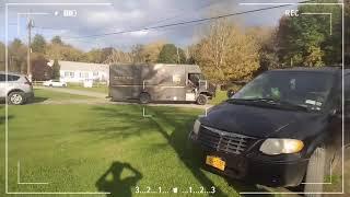 seen a ups truck weird video today