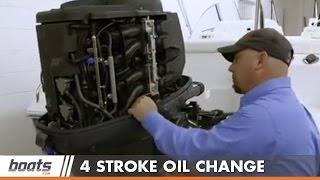How to Change Engine Oil on Four-Stroke Outboard
