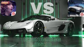 ACE RACER Global vs Chinese version ( KOENİGSEGG Jesko ) Gameplay