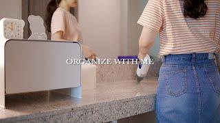 작은 변화로 삶의 질이 올라가는 정리정돈의 힘, 화장대 & 욕실 정리 방법 | Organize & Clean with me