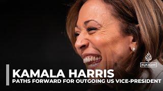 The future of kamala Harris: Paths forward for outgoing US vice-president