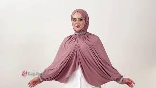 Instant Lycra Hijab with Arms from Tulip Fashion