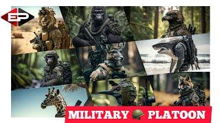 AI  Animal  Military 🪖 Platoon @Epicplayzus #ai #military #trending