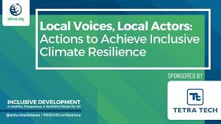 Local Voices, Local Actors | Breakout Session, Tetra Tech | SID-US 2022 Conference