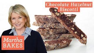 Martha Stewart’s Chocolate-Hazelnut Biscotti | Martha Bakes Recipes | Martha Stewart