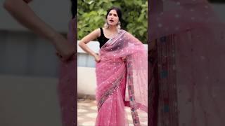 Hot pink colour special saree | Rohit fashion club