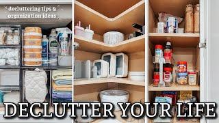 KITCHEN CLEAN, DECLUTTER & ORANIZE 2024 | HOW TO DECLUTTER CABINETS | DECLUTTERING & ORGANIZING