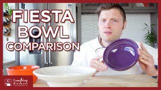 Fiesta Bowl Comparison - Salad Bowls, Cereal Bowls, Bistro Bowls, and More