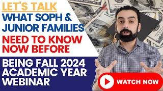 College Aid Program for families of High School Soph & Junior What To Know Before Fall 2024 Webinar