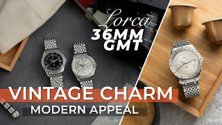 I love this 36mm GMT - Vintage vibes, Modern Specs , Lorca watches Model No. 1