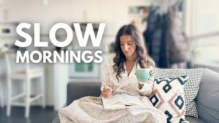 gentle MORNING ROUTINE (productive wellness) ️ why I slow down in the AM