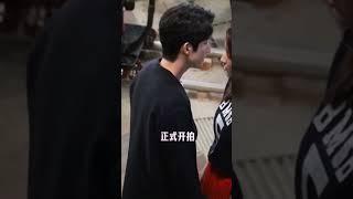 Steven Zhang y Wang YuWen BESOS en filmación de su Drama #wangyuwen #stevenzhang #shorts #cdrama