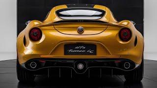 2025 Alfa Romeo 4C – Performance Meets Italian Elegance