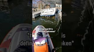 always help a boater in need #boating #boatlife #lakelife #lake #jetski #fail #fails #pov #abandoned