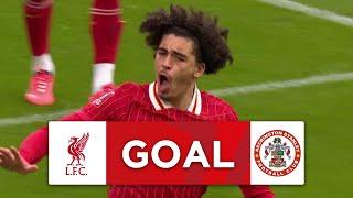 GOAL | Jayden Danns | Liverpool v Accrington Stanley | Third Round | Emirates FA Cup 24-25