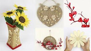 How To Make Easy Origami / wall hanging jute craft / top 5 ideas