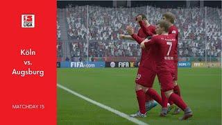 1. FC Köln - FC Augsburg 1-2 | Highlights | Matchday 15 - Bundesliga 2021/22 | FIFA 16