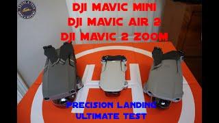 DJI Mavic Air 2 vs Mavic 2 Zoom vs Mavic Mini Precision Landing Ultimate Test