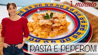 Pasta con peperoni e robiola - Ricetta velocissima di Benedetta Parodi #LeFacilissime