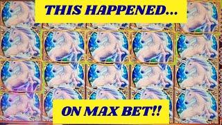 MASSIVE FULL SCREEN MAX BET HANDPAY JACKPOT ON MYSTICAL UNICORN PLUS OTHER MEGA BIG WINS!!