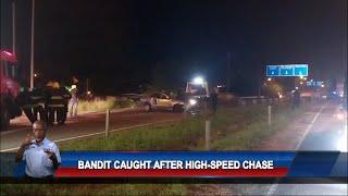 Bandit Caught After High-Speed Chase