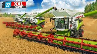 3 DRESCHER im Einsatz in der XXL-Ernte! | XXL Farm 2 #21 | FARMING SIMULATOR 22