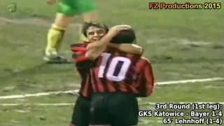 1994-1995 Uefa Cup: Bayer 04 Leverkusen Goals (Road to Semifinals)