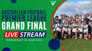  LIVE: 2024 Australian Football Premier League Boys Grand Final