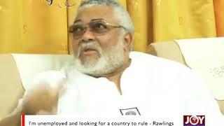 JJ Rawlings jokes over his "unemployed" situation