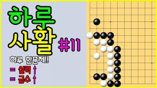 #baduk #바둑사활 /  백이 끼웠을때 침착! 정답은 패  / #사활문제 #15