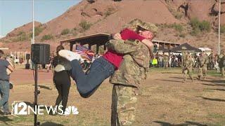 Arizona National Guard sends off one unit, welcomes home another