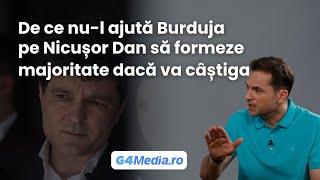 De ce nu-l ajută Burduja pe Nicușor Dan să formeze majoritate dacă va câștiga