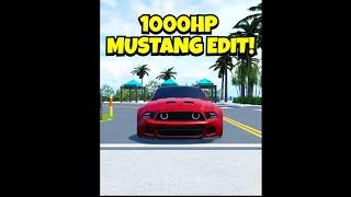 1000HP MUSTANG EDIT! Southwest Florida Roblox #short