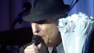 Leonard Cohen ~ First We Take Manhattan, Live in Istanbul, 19/09/12