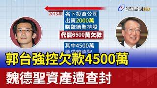 郭台強控欠款4500萬 魏德聖資產遭查封