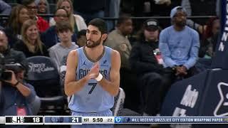 Santi Aldama vs Nets (13 - 12 - 2024)