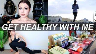 What I Eat, Grocery Haul & Exercise Routine | GET HEALTHY WITH ME